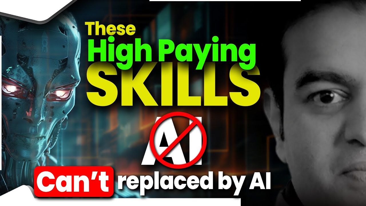 5 High Paying Skills AI Can Not Replace | #highpayingskills #ai2024 | Skills AI Can't Replace