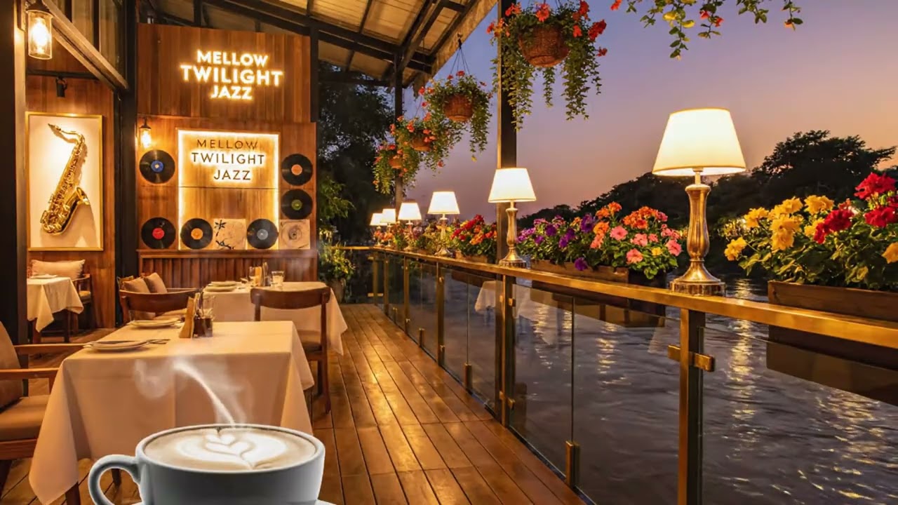 Spring Cafe Jazz Piano 2 Hrs Deep Focus Study & Sleep Music  Relax & Unwind 4K 🌿
