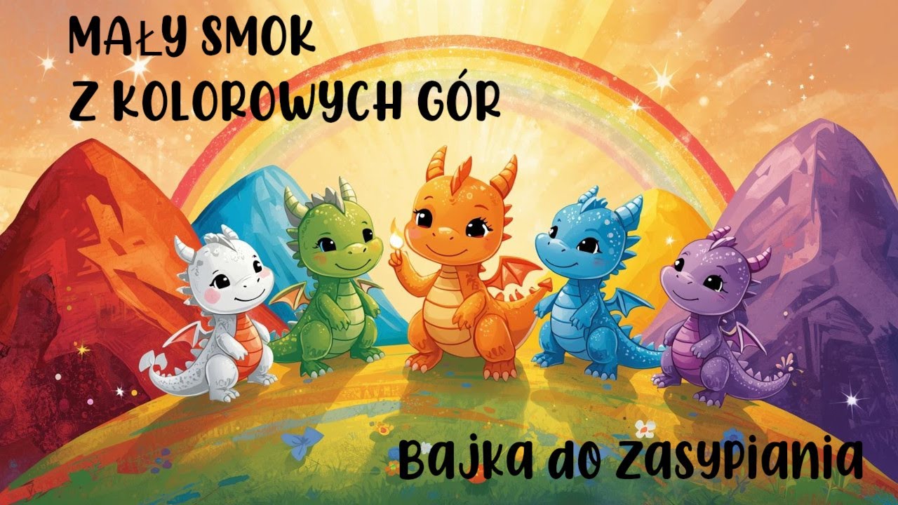 Mały Smok z Kolorowych Gór 🐲 Bajka na Dobranoc o Odwadze i Przyjaźni | 45 Minut