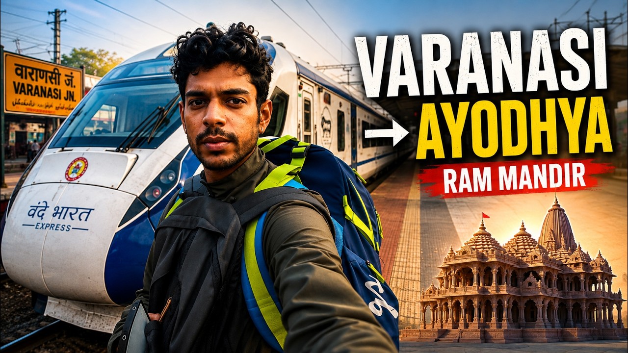 Varanasi to Ayodhya by Vande Bharat | Ram Mandir Darshan & Full Travel Cost