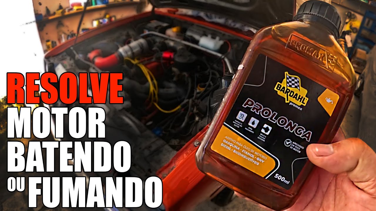 Bardahl Prolonga - Aditivo de óleo que acaba com MOTOR BATENDO OU FUMANDO? - Teste de Óleo