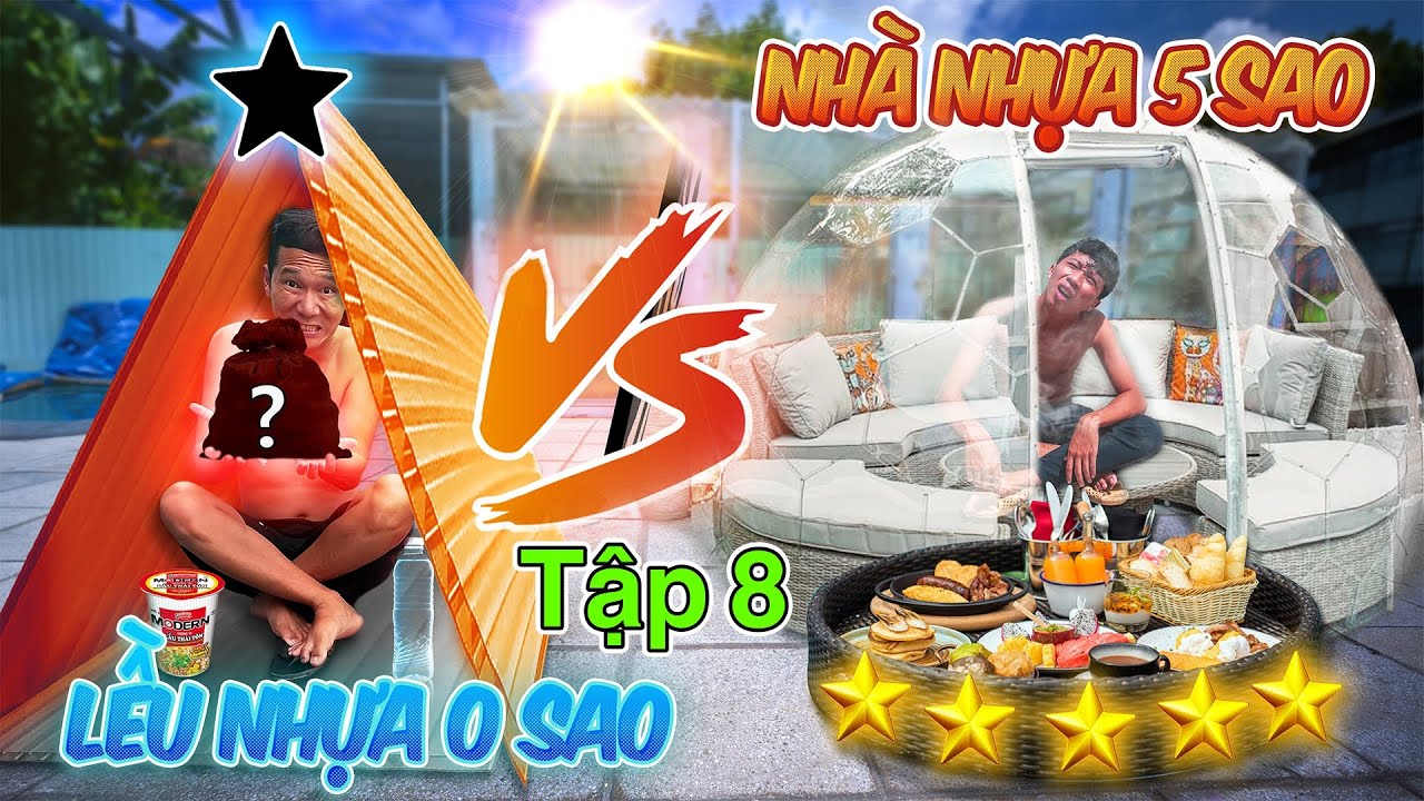 Người Cuối Cùng Rời Khỏi NHÀ BẰNG NHỰA 0 Sao vs 5 Sao sẽ Thắng 10 Triệu
