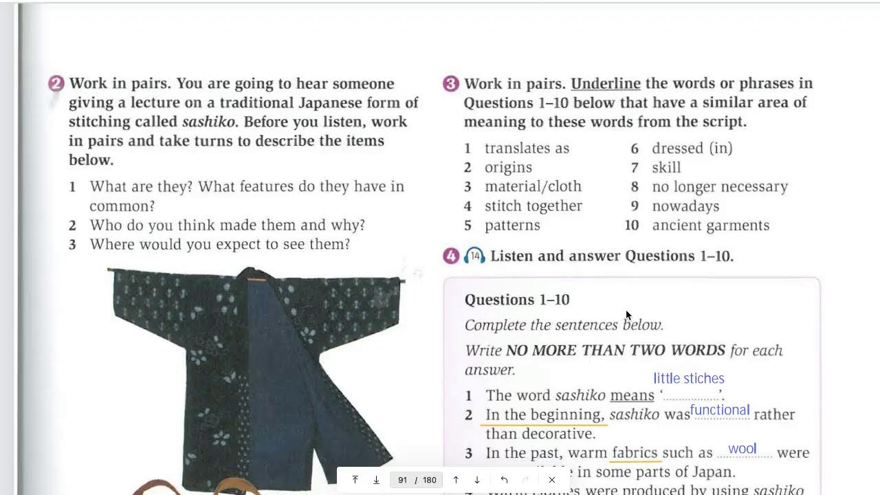 LIVE - IELTS bands 5-6.5 - UNIT 8 - FASHION AND DESIGN - Vocabulary and Listening