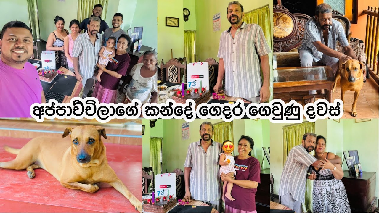 අප්පාච්චිලාගේ කන්දේ ගෙදර ගෙවුණු දවස් දෙකක් | අප්පච්චිගේ Birthday එකට අපි ගමේ ගියා | Kande Gedara