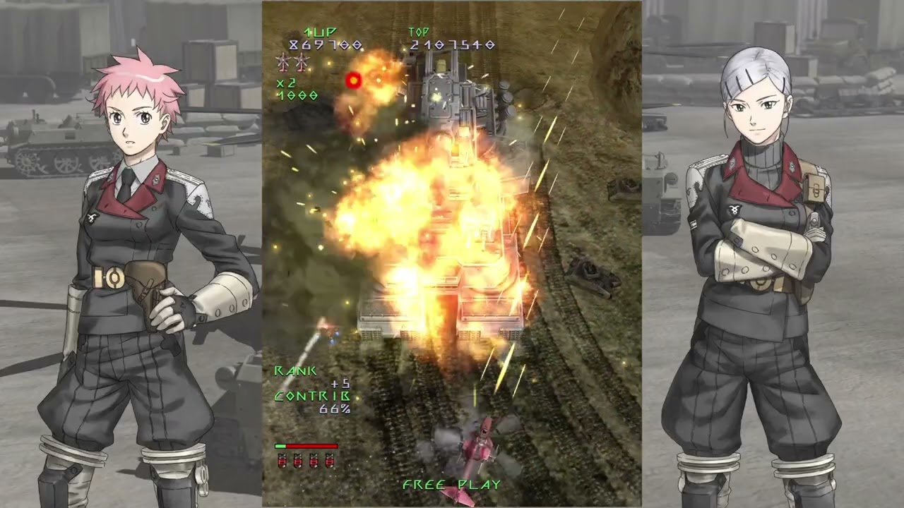 One-cc Under Defeat HD. Arcade mode (PS5).
