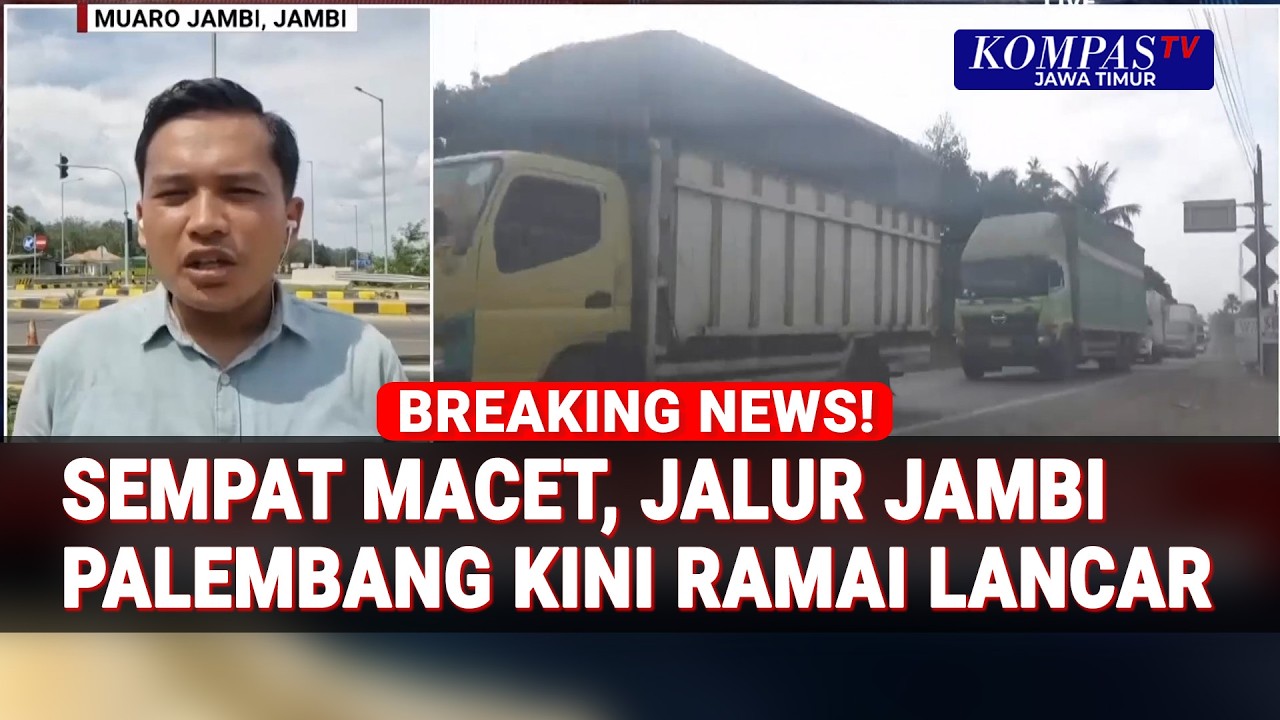 Sempat Macet Parah, Jalan Palembang–Jambi Kini Ramai Lancar! Ini Pantauan Terkini