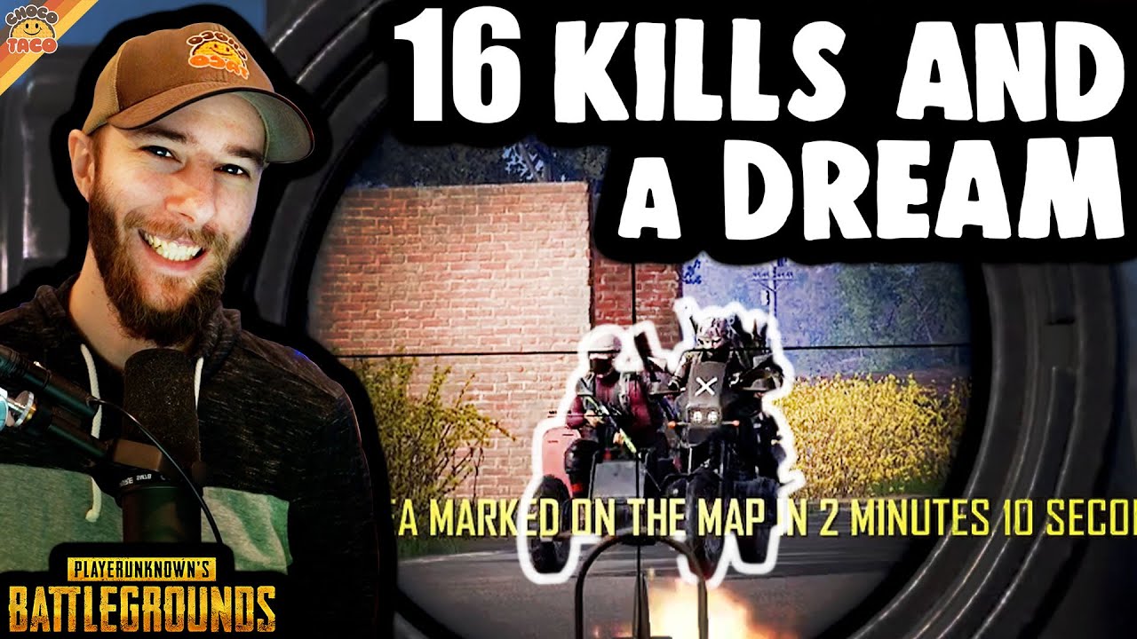 16 убийств за шоколадный Tacolate с участием Halifax - chocoTaco PUBG Taego Duos Gameplay