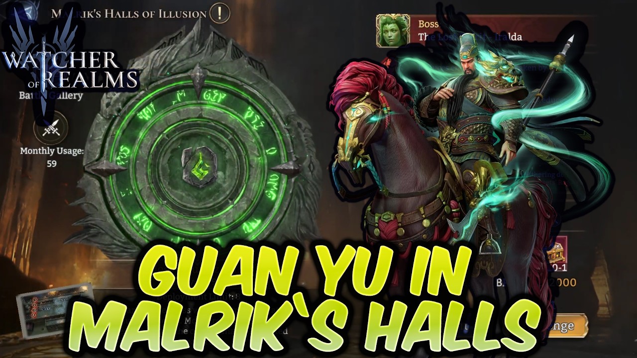 Guan Yu Showcase in Malrik's Halls | Watcher of Realms