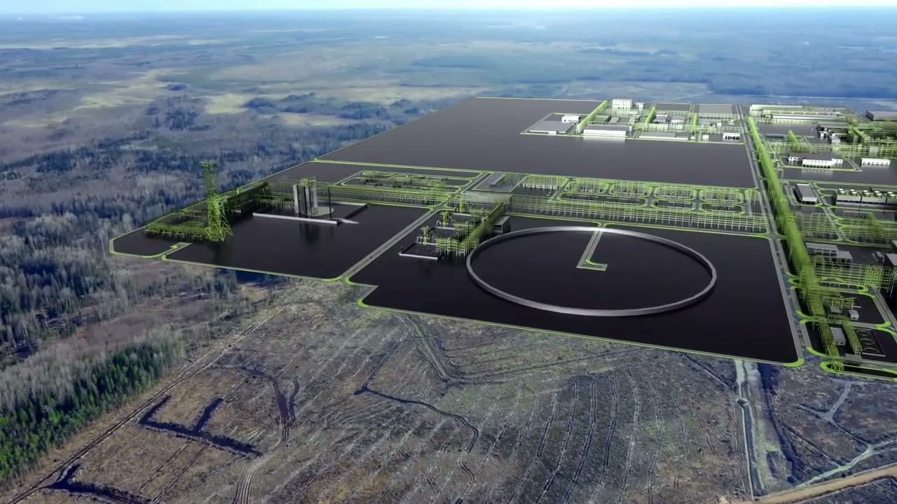 Газоперерабатывающий комплекс (СПГ) в Усть-Луге. Русхимальянс. BIM. Строительство. bim-portal