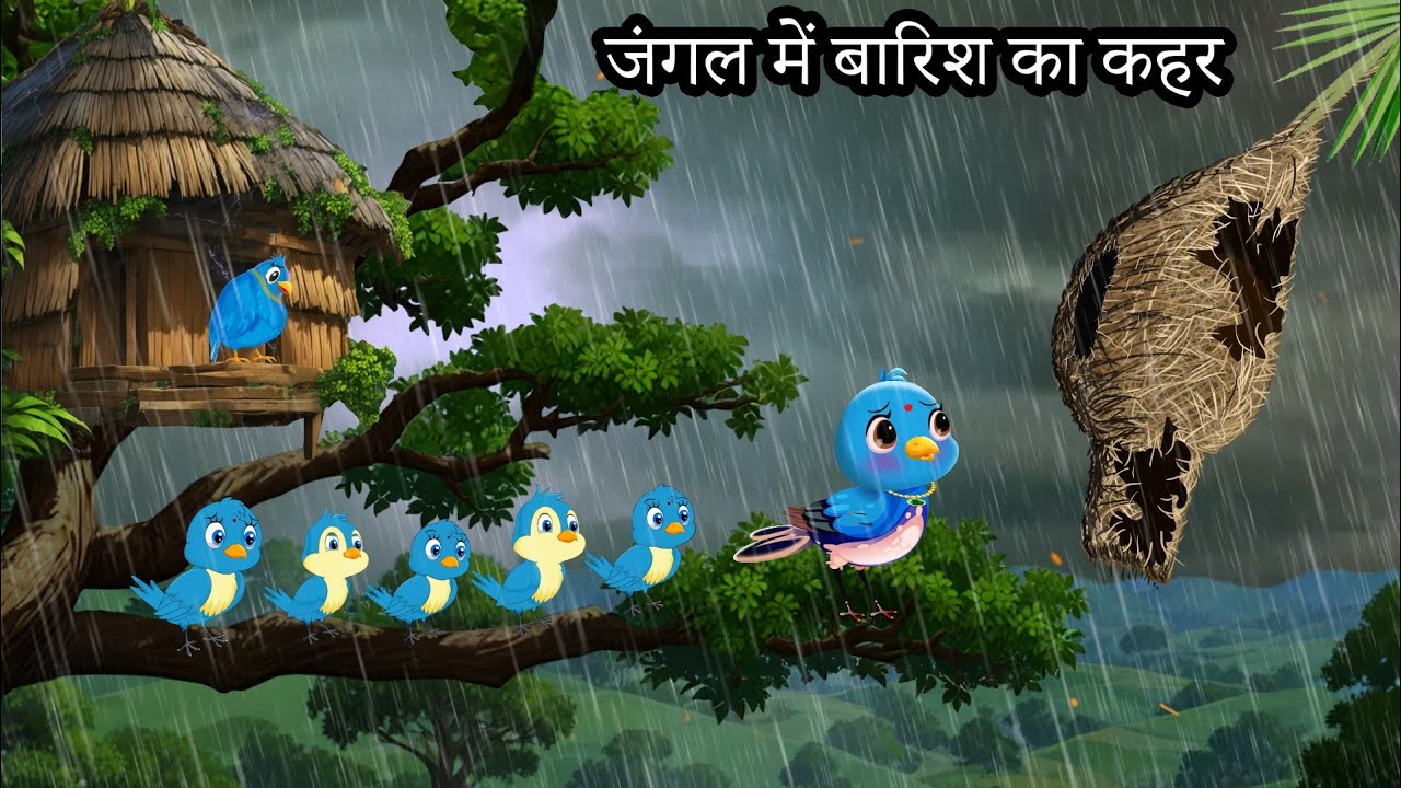 बारिश का कहर | BARISH KA KAHAR | HINDI KAHANIYA | HINDI STORIES | CHIDIYA KI KAHANI
