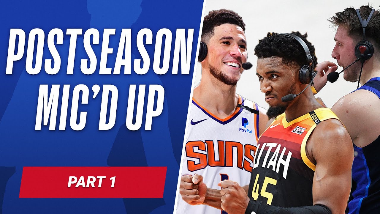 🗣 Mic'd Up Moments in the #NBAPlayoffs (Part 1) | Luka, Booker, Randle & more…