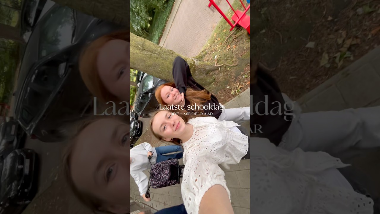 Ik kan niet geloven dat het 3de middelbaar gedaan is.. 🫠 #school #lastdayofschool #vlog #schoollife