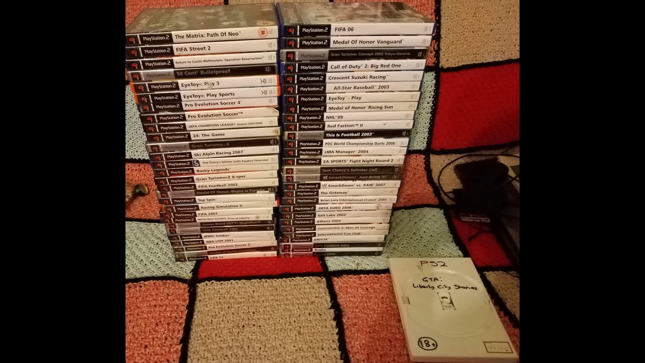 Moja Kolekcja Gier Na PS2