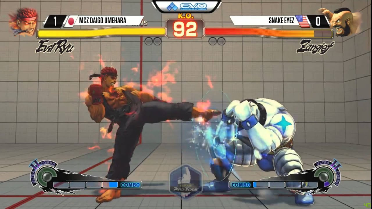 EVO 2015 USF4 - MCZ Дайго Умехара против Snake Eyez (1080p)