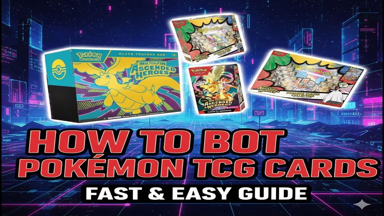 How To Bot Pokemon Cards DETAILED GUIDE | beginner friendly