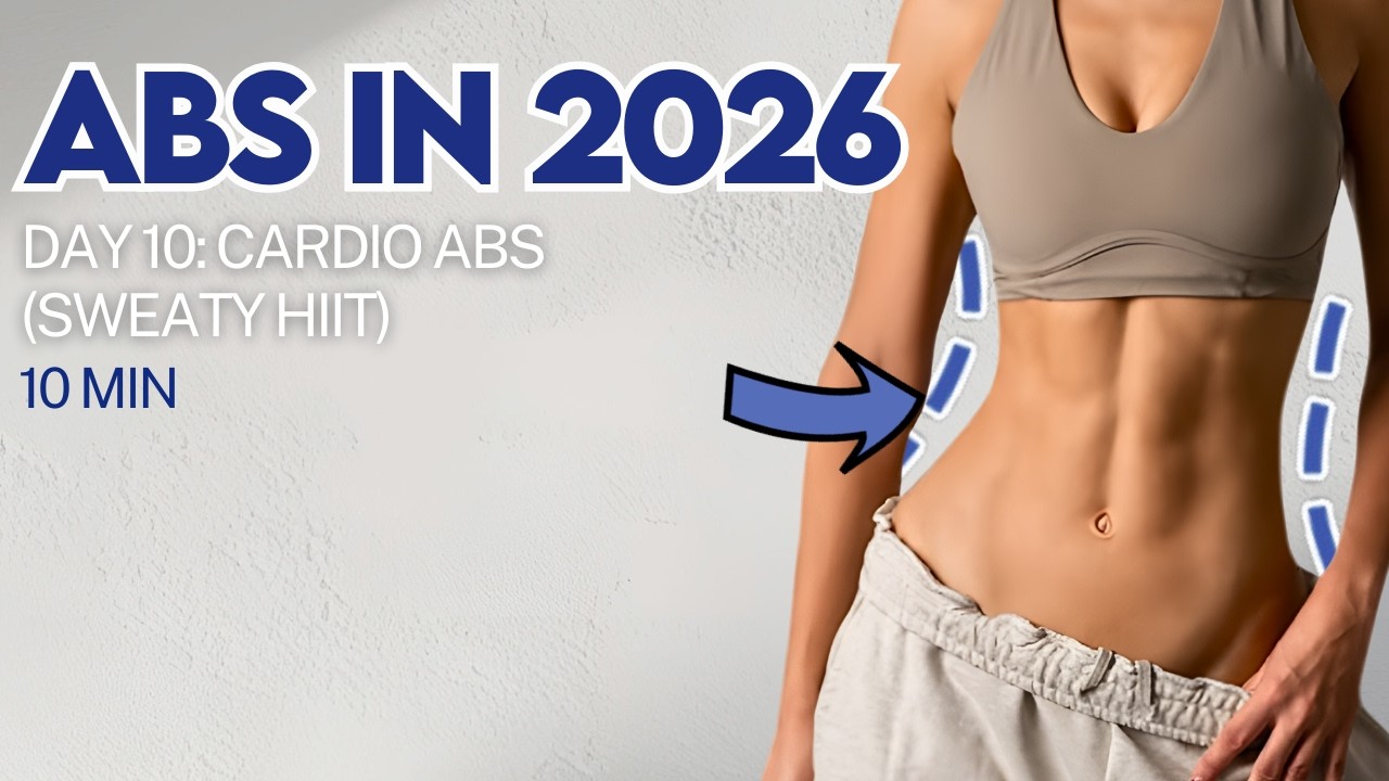 Day 10 | FREE Abs & Fat Burn Challenge | 🔥 10 Min Sweaty Fat Burn Cardio x Abs with Lilly Sabri