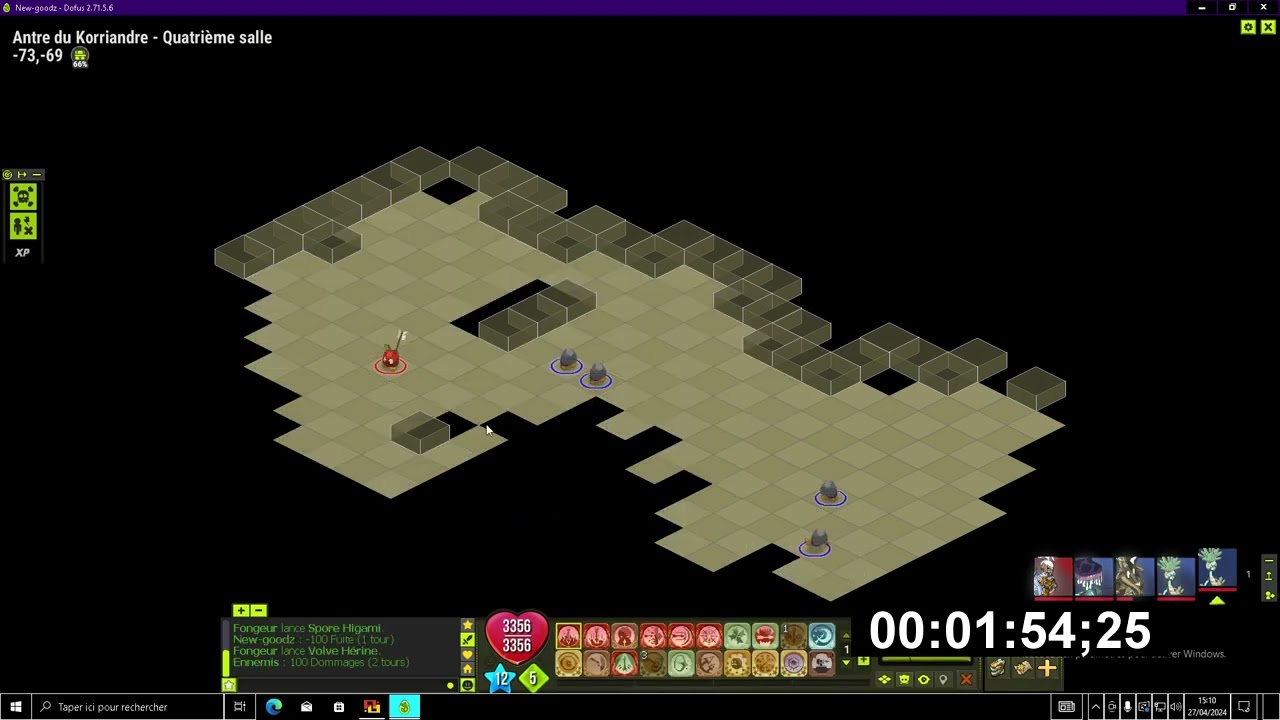 Speed run Dofus  donjon korri WR 3mins19