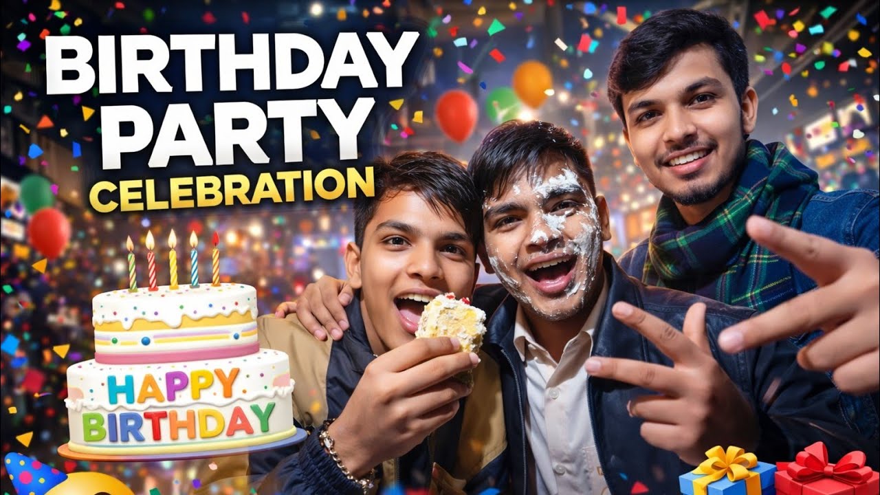 Birthday party celebration 🥳🥳🎉 with ritesh #birthday #celebration #viral #delhi #vlog #dailyvlog 