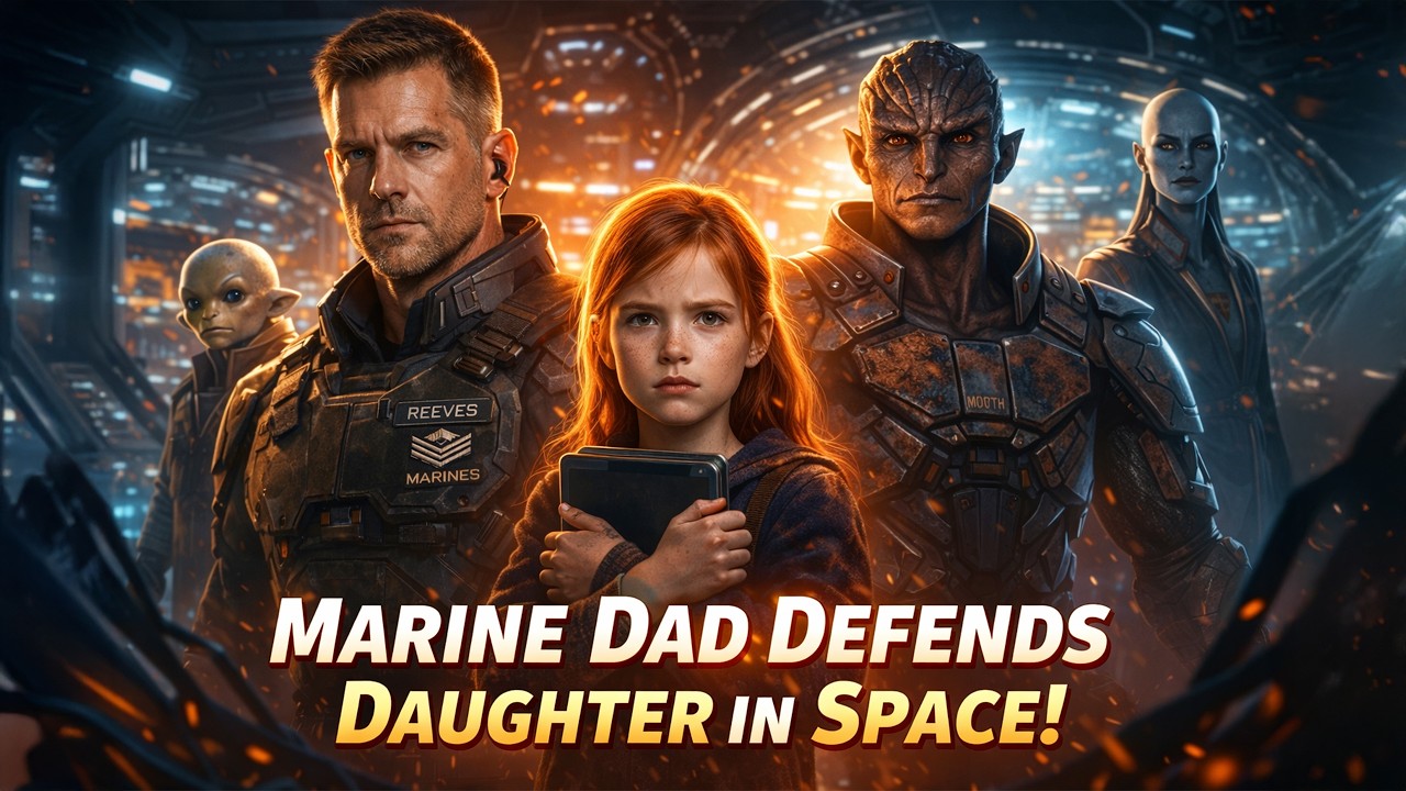 Alien Kids Bullied the Human Girl… They Didn’t Know Her Father Was a Marine | HFY