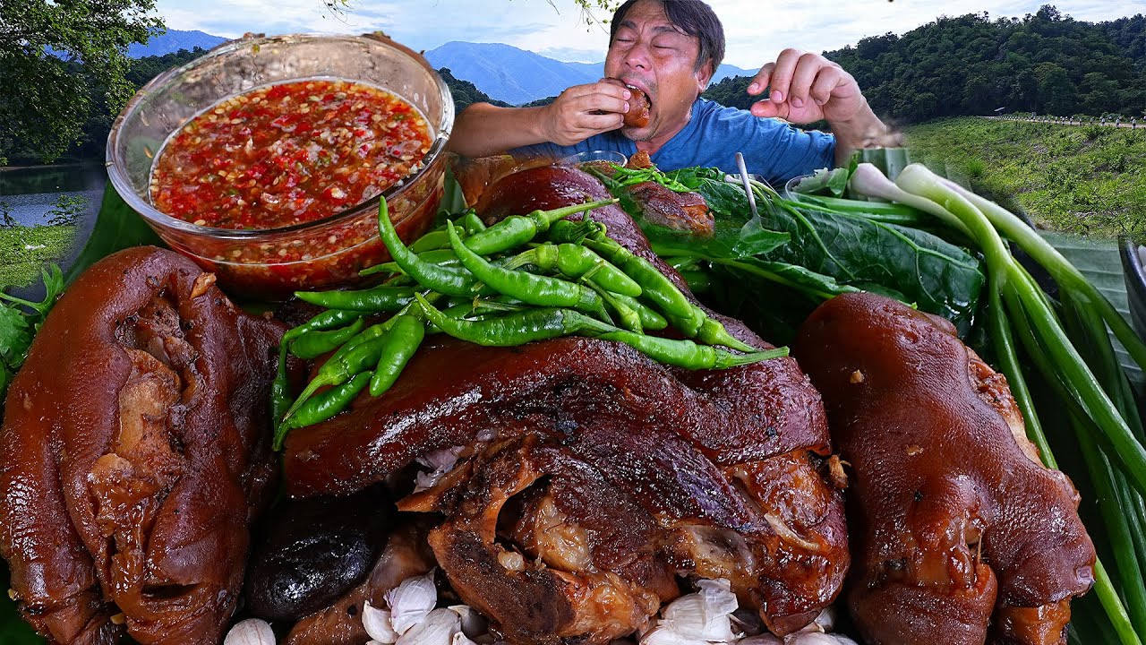 ขาหมูพะโล้+คากิ พริกขี้หนูยกต้น-26-06-2024-