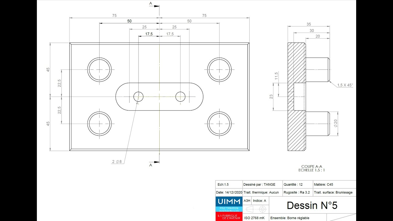 Tuto Mastercam Pièce n°5, Partie n°2 programmation