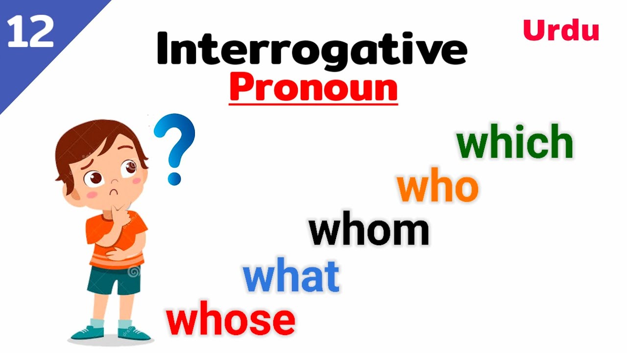 Interrogative pronoun | what are interrogative pronouns | interrogative pronoun in Urdu / in Hindi