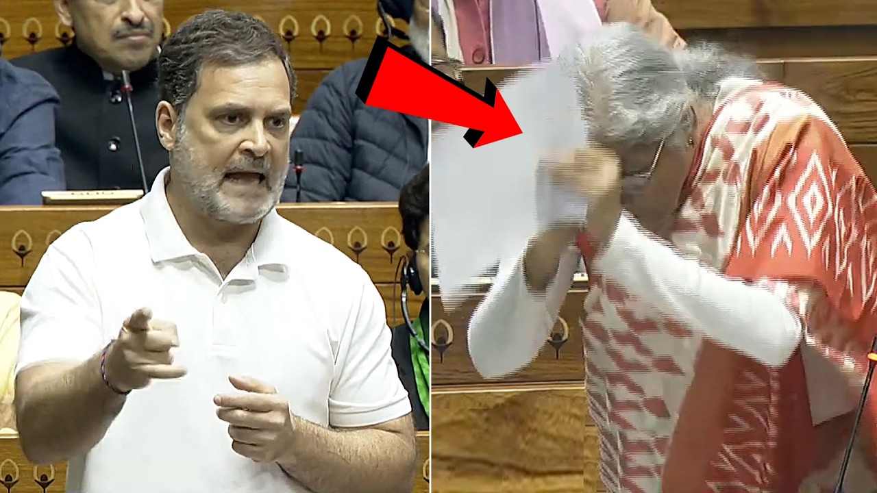 Nirmala Sitharaman Unexpected Reaction To Rahul Gandhi Speech In Lok Sabha | News Buzz