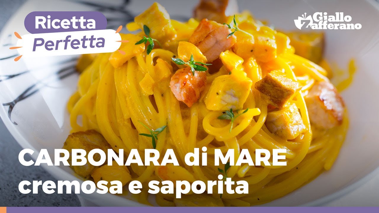 CARBONARA di mare: incredibilmente CREMOSA e SAPORITA! 😋