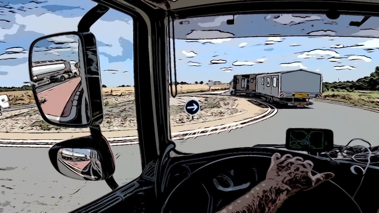 🇫🇷 POV Driving DAF XF 460|stalking at home in France
