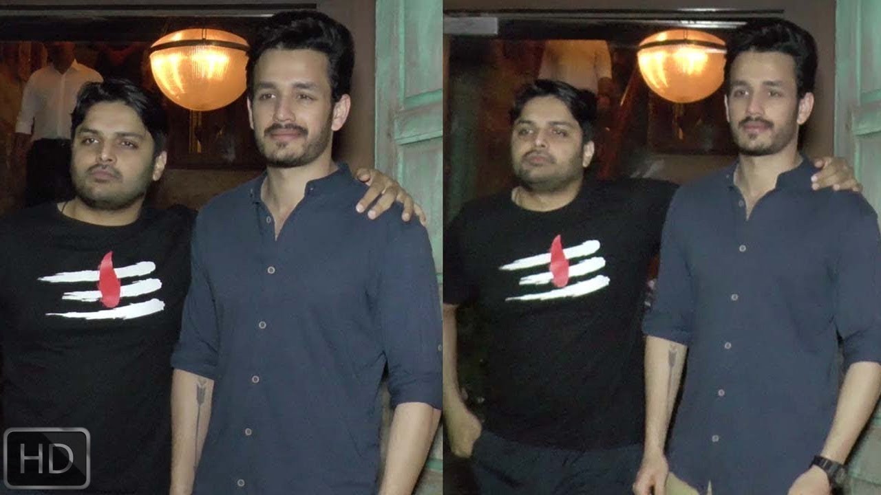 Tollywood Actor Akhil Akkineni Spotted In City Mumbai | Bollywood Events