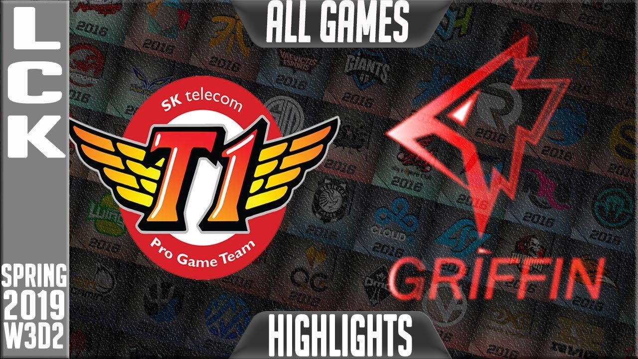 SKT vs GRF Highlights ALL GAMES | LCK Spring 2019 Week 3 Day 2 | SK Telecom T1 vs Griffin
