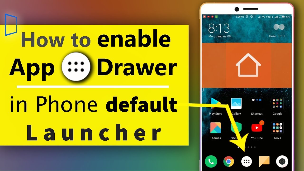 How to App drawer | app launcher redmi | app drawer in mi phone | app launcher xiaomi. 😱👍