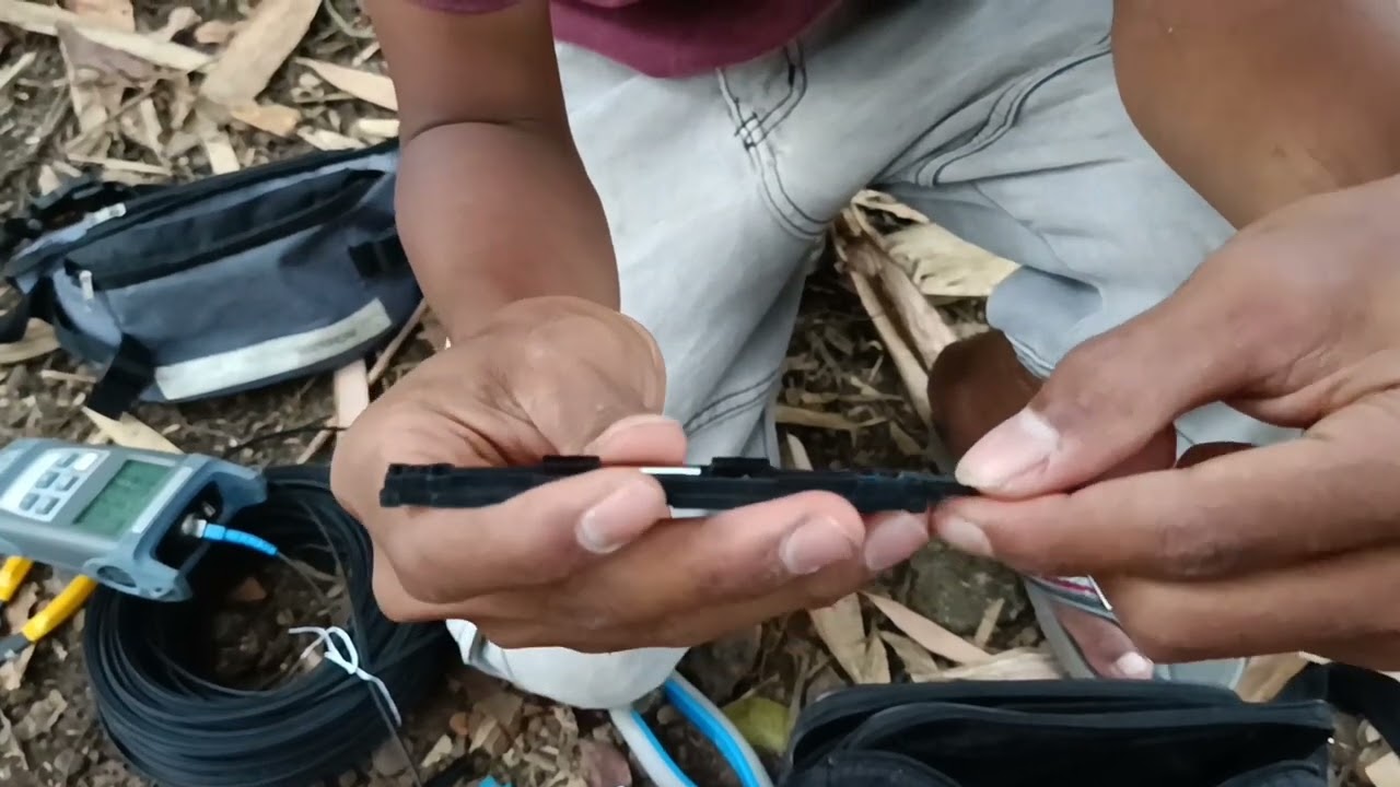 SIMPEL!! CARA  MENYAMBUNG FO MENGGUNAKAN MEKANIKAL SPLICER MUDAH MECHANICAL SPLICER