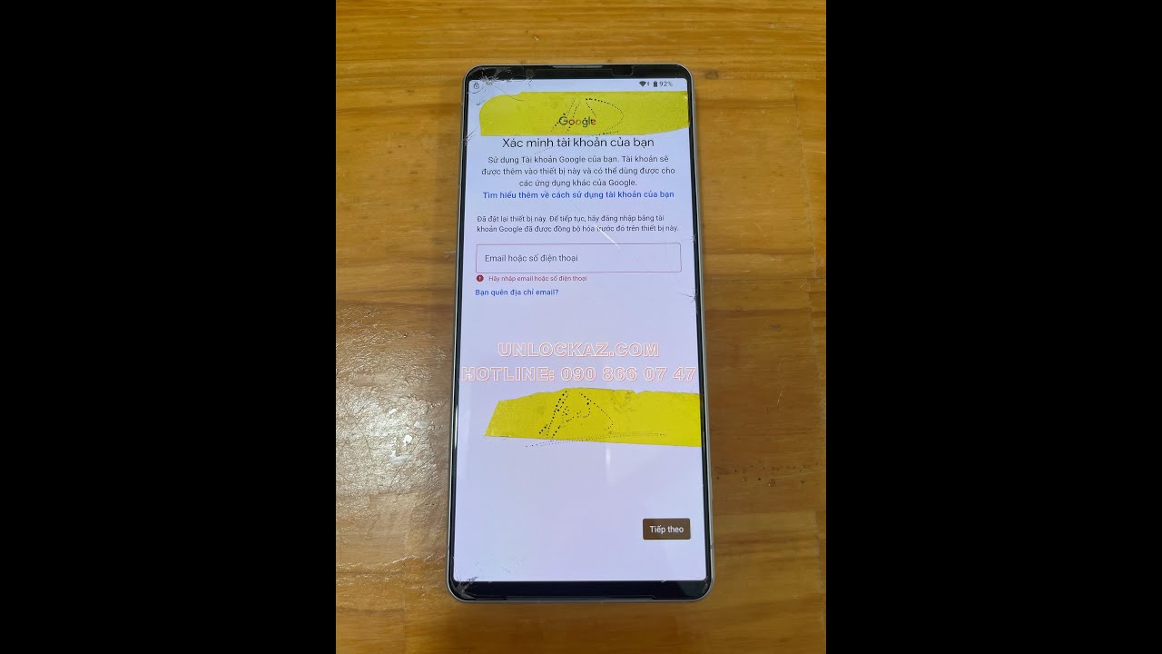 Mở khóa xác minh Google Sony Xperia 1 VI (Mark 6) xóa tài khoản gmail