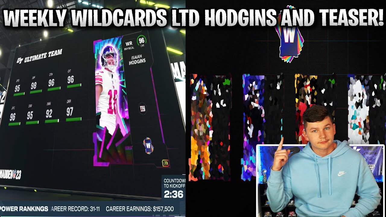 WEEKLY WILDCARDS LTD HODGINS REVEALED AND TEASER! | MADDEN 23 ULTIMATE TEAM