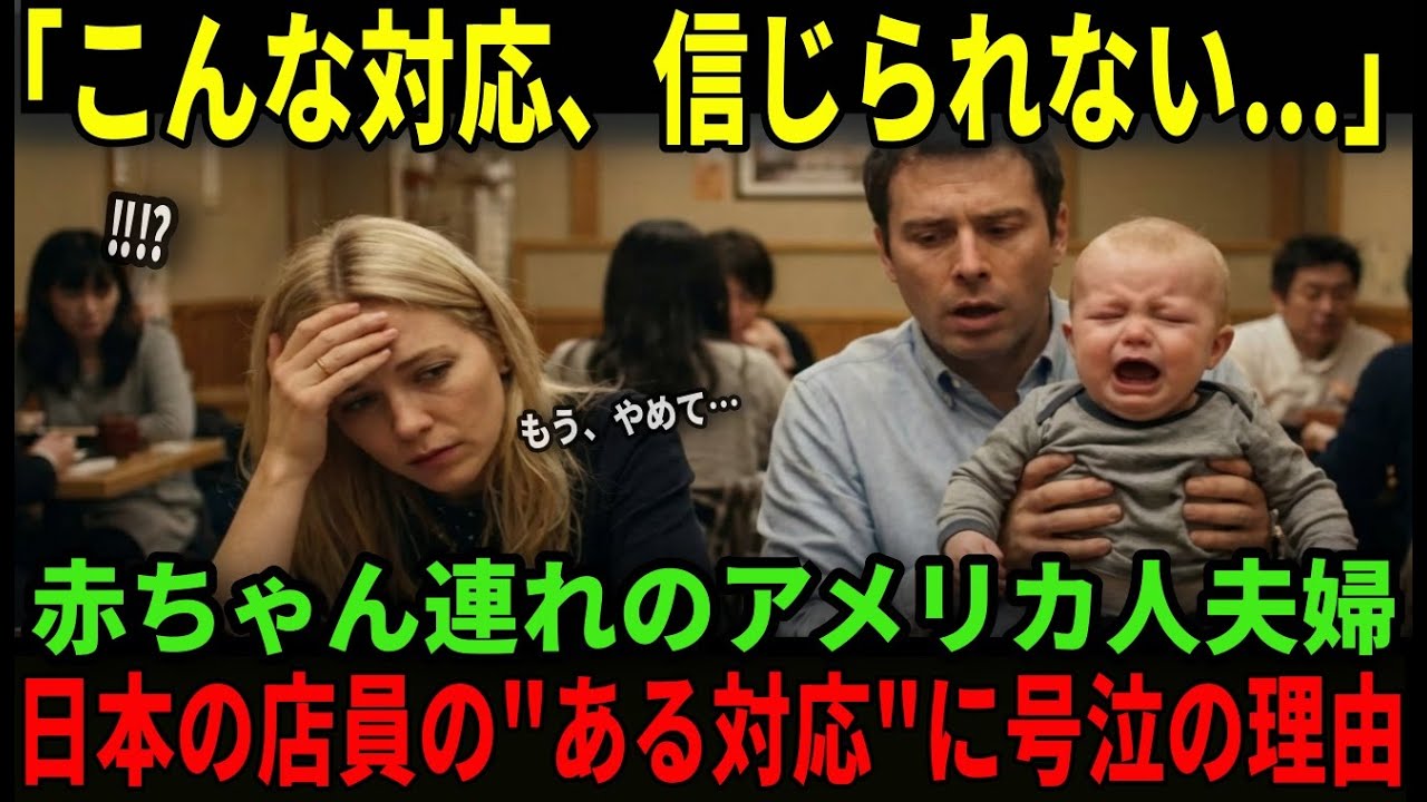 【海外の反応】「子連れにこんな対応するなんて...」疲れ果てた外国人ママが店員の