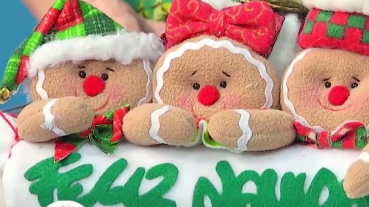 TR&Iacute;O CHISMOSITOS NAVIDE&Ntilde;OS ( Reciclando un tubo de cart&oacute;n )