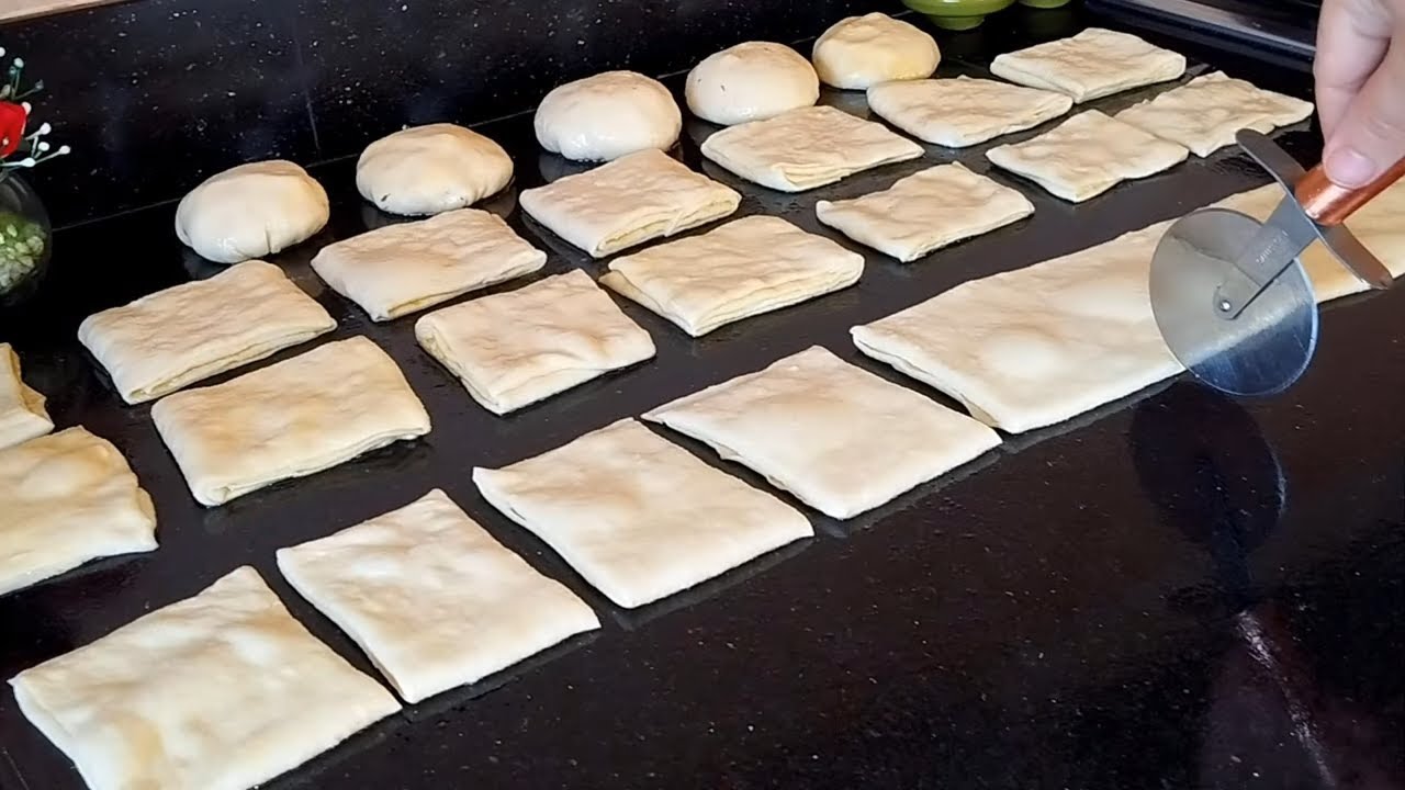 Домашний Мсемен (хрустящие марокканские блины, Ргаиф)