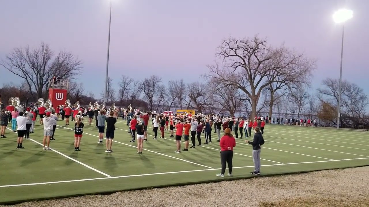 Wisconsin Badger Band practice 11.25.2022 pregame run through
