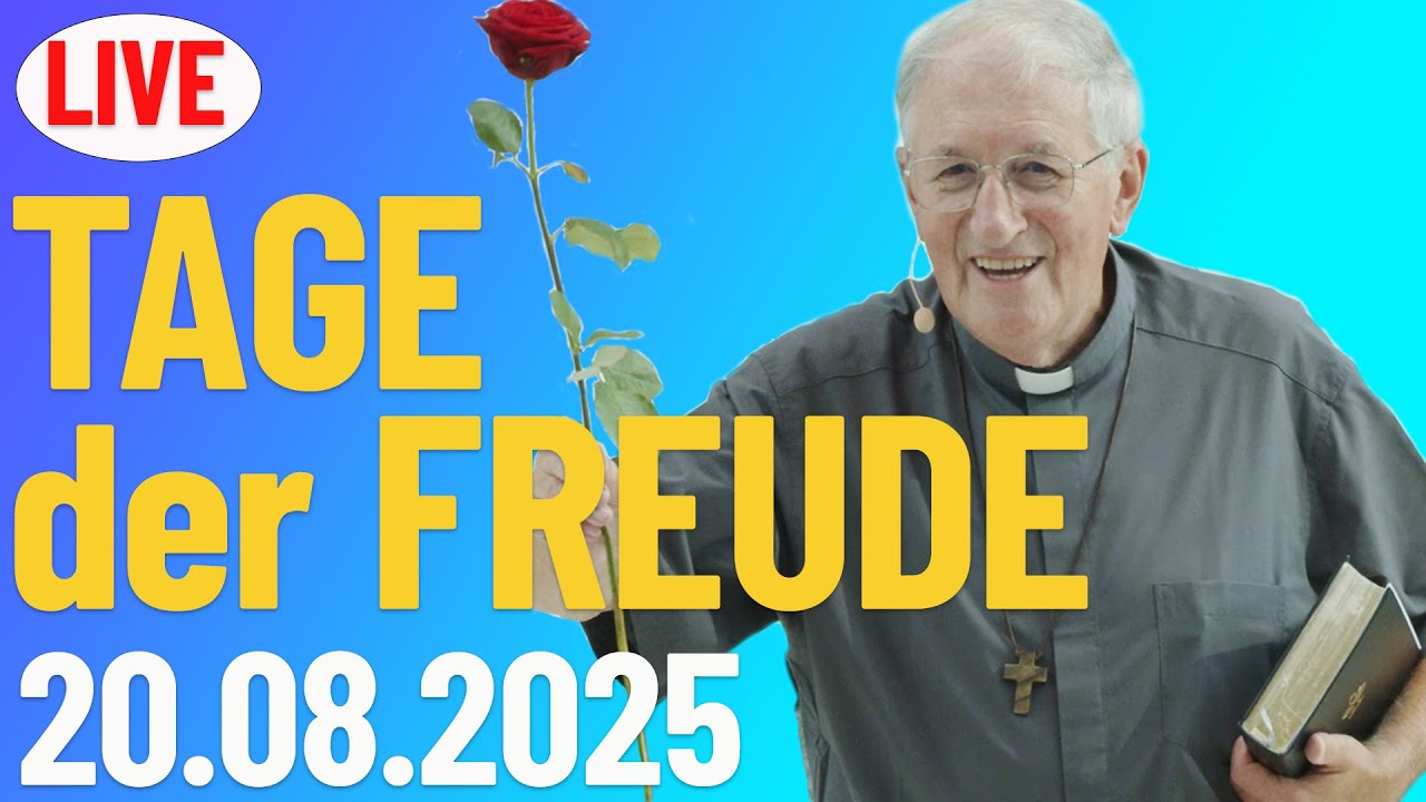 Tage der Freude 2025 mit Pfarrer Albert Franck im Design Center Linz - 20.08.2025 - Tag 3