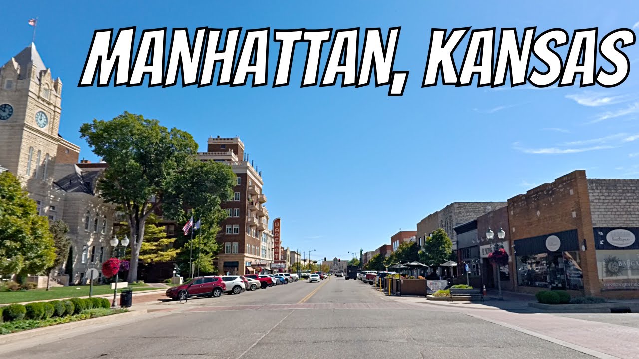 Manhattan, Kansas! Drive with me in a Kansas town!
