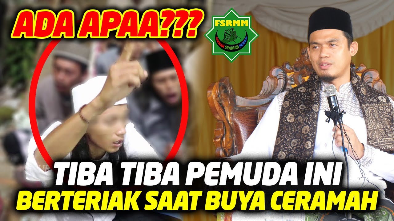 Tiba-Tiba Pemuda Ini Berteriak Saat Buya Arrazy Berceramah, Ada Apa ???