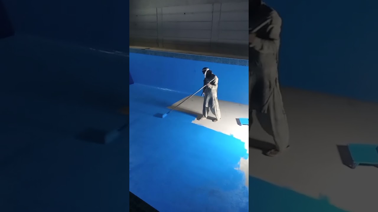 epoxy paint on swimming pool