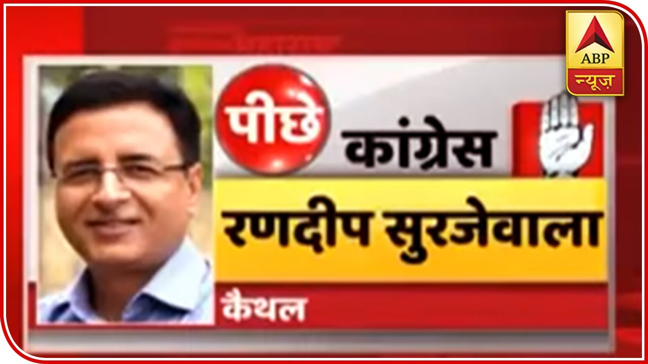 ABP Results: Cong's Randeep Surjewala Trails From Kaithal | ABP News