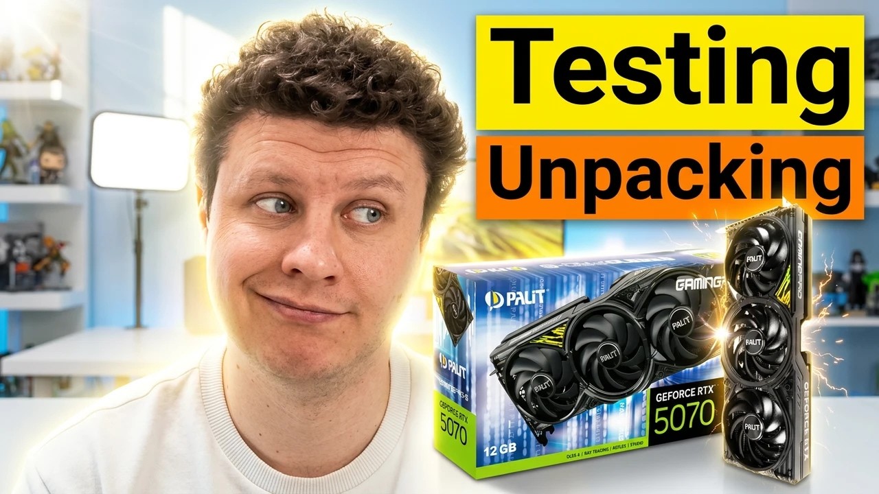 Быстрый обзор Palit RTX 5070 Gaming pro-S #rtx5070 #palit