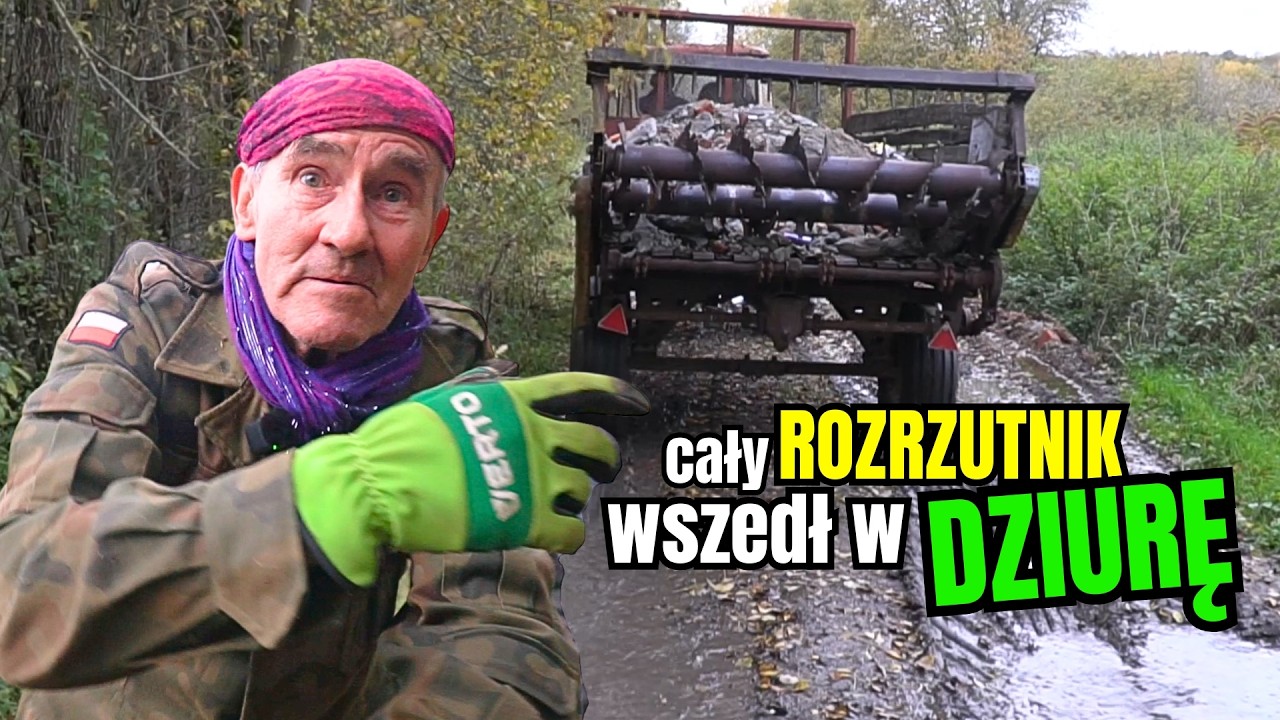 Starym JUMZEM wywożę GRUZ i naprawiam DROGĘ