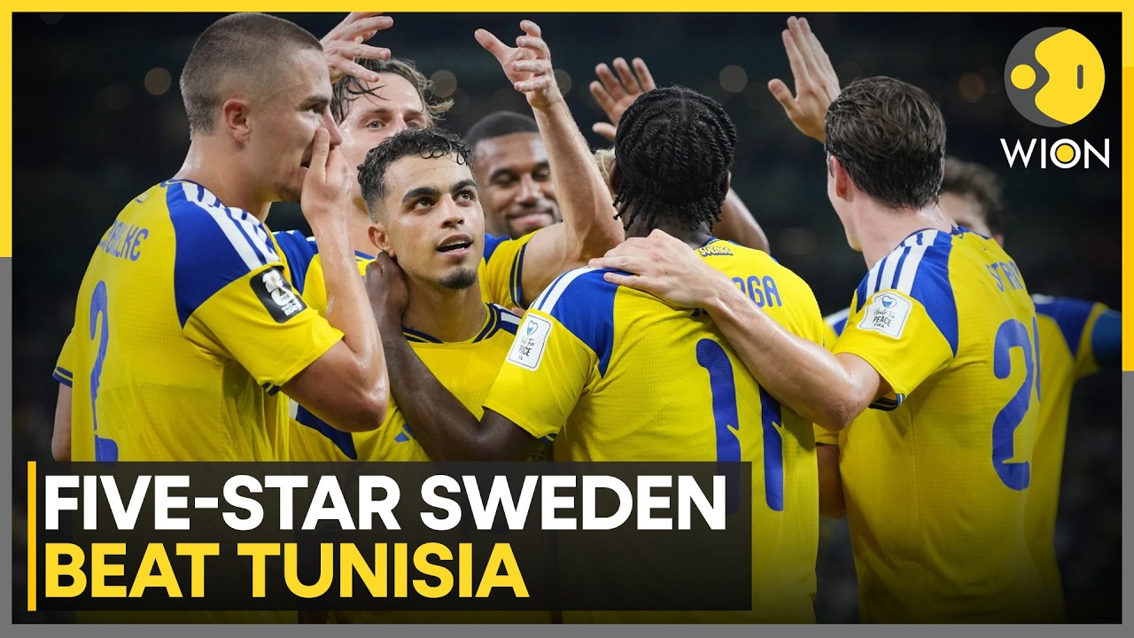 FIFA WC 2026: Sweden Score Five Against Tunisia in World Cup Return | WION