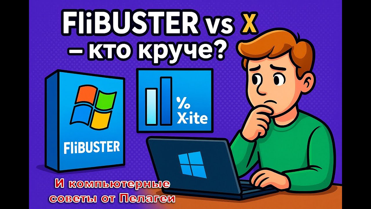 FliBUSTER vs X-Lite — ЛУЧШАЯ СБОРКА Windows? Тест утилитой, интерфейс и обзор!