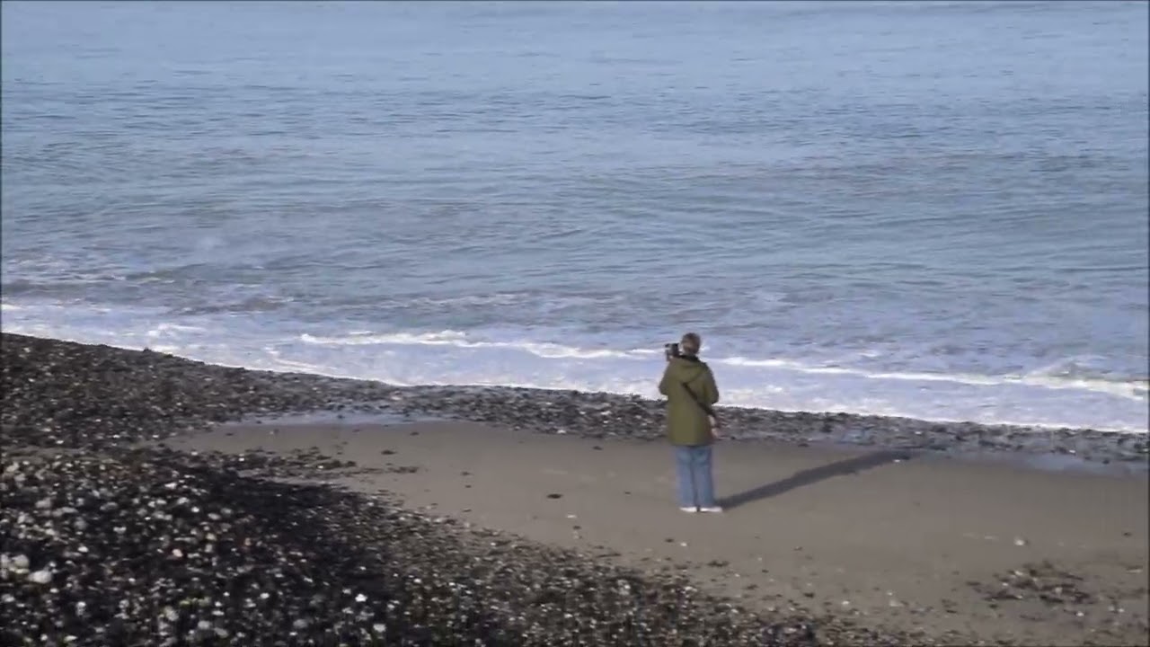 Le tréport a la plage le matin du 26 02 2026 vidéo music -vidéo