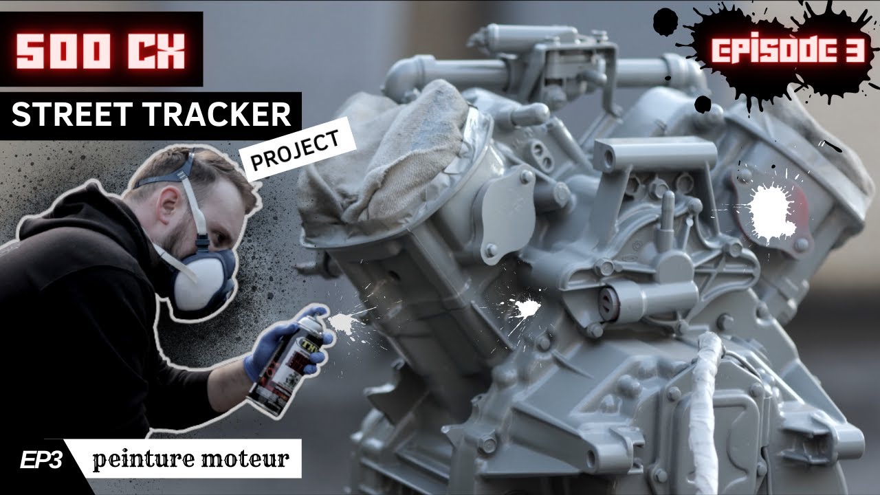 [prépa] {épisode 3} ➡️ nouvelle teinte pour le moteur de la 500, on teste la peinture VHT 🎨